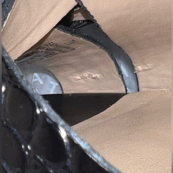 Antonio Melani black wedge sandals - Picture 12 of 13